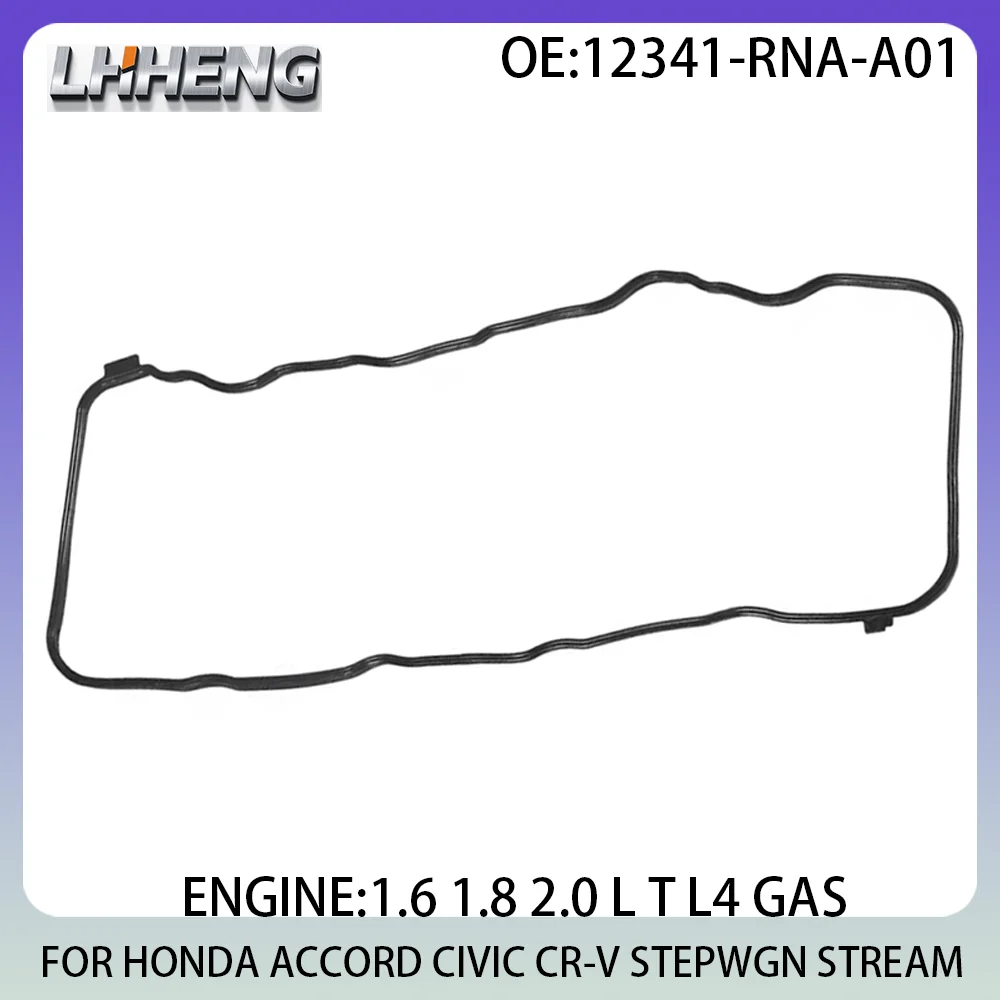 

Engine Valve Cover Cylinder Gasket For HONDA ACCORD CIVIC CR-V STEPWGN STREAM 12341-RNA-A01 1.6 L T 1.8 L T 2.0 L T L4 GAS 05-22
