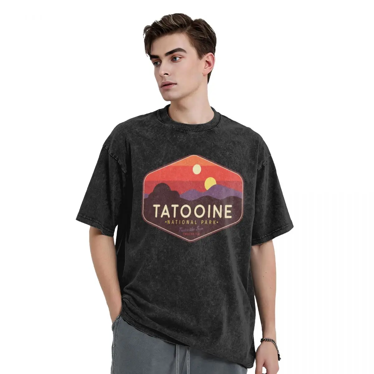 Tatooine National Park - Twice the Fun, Twice the Fun! T-Shirt tees vintage clothes tshirts for men