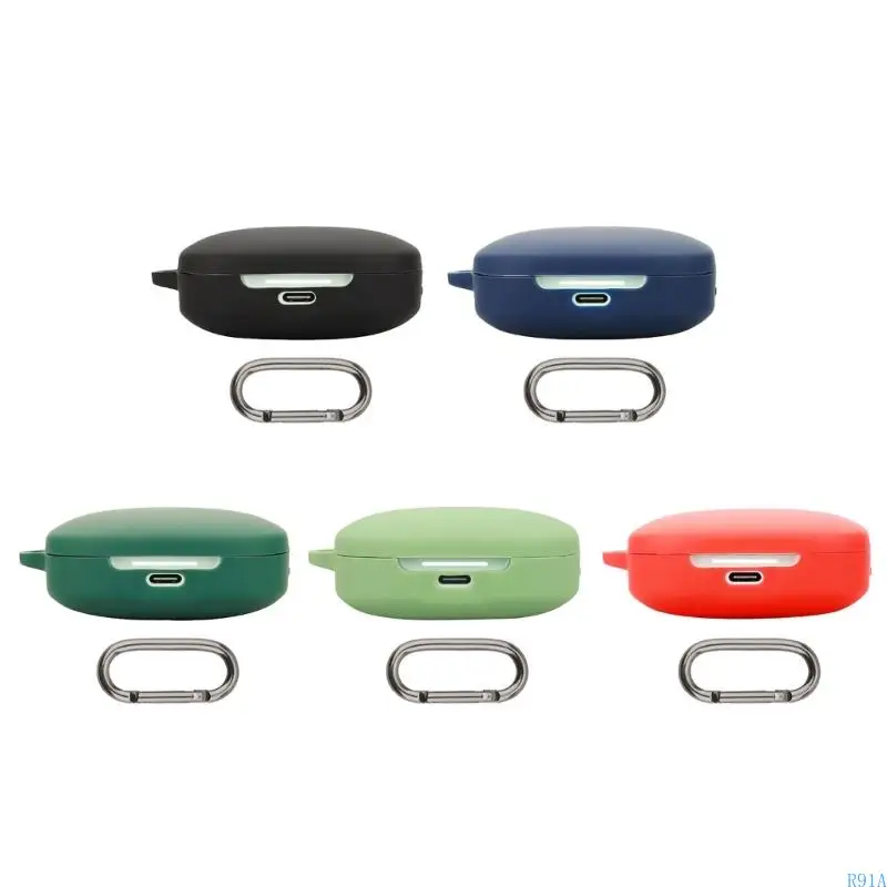 R91A крышка для наушников Shock -Resection Case Case Antiscratch Gustable Silicone Shell усиливает сцепление, подходящее для 7