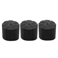 3Pcs Waterproof Silicone Universal Lens Cap Cover for 65-90mm DSLR Camera Lenses