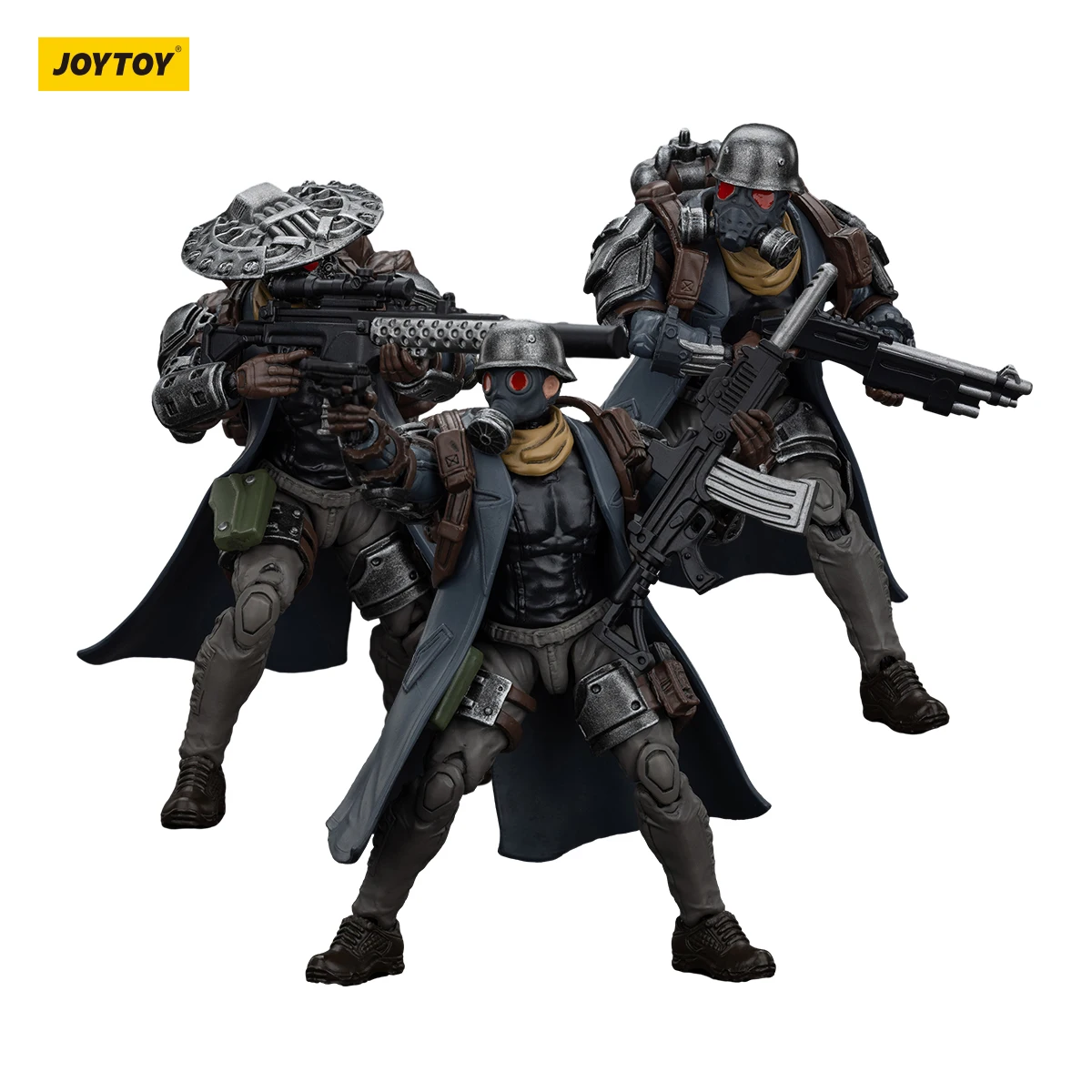 [EM ESTOQUE] JOYTOY Batalha da sta 1/18 Action Figure Shadow Jaeger squad 3 PCS Anime Modelo Militar Brinquedos Presentes de Natal