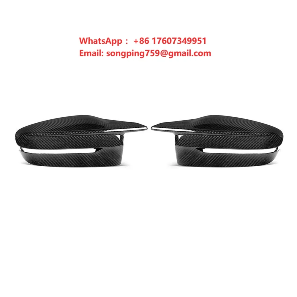 High Quality 2023-IN Car Rearview Mirror Cover Suitable for 2 Series M2 G87 Dry Carbon Fiber
