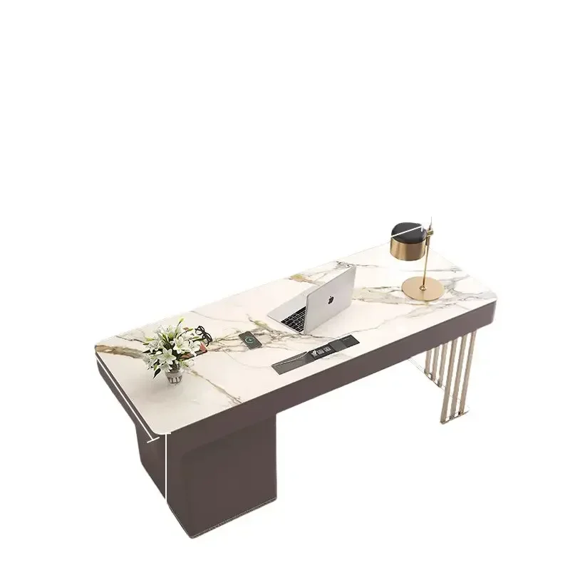 Writing Executive Small Computer Desk Organizer Lap Balcony Pc Table Desk Study Bedroom Meuble Bureau Media Console Furniture