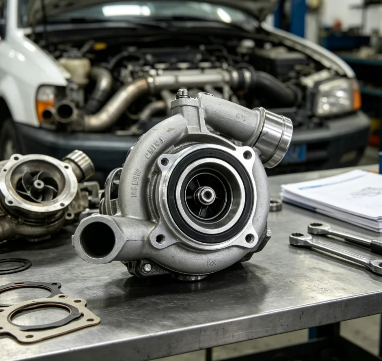 RHF4H Turbocharger CHRA Cartridge Turbine Core VN4 14411-MB40B 14411-VM01A Power Technology Replacement Turbo Parts