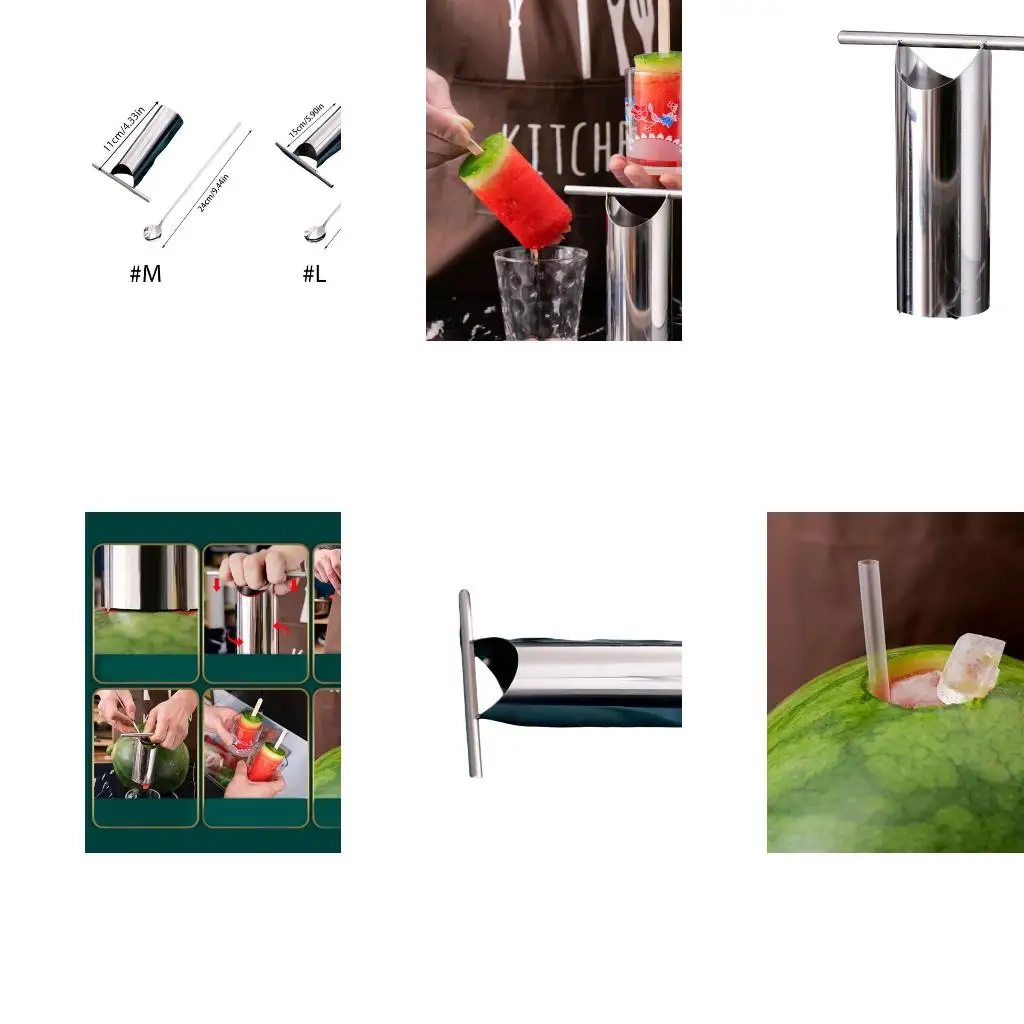  Watermelon Punchers Watermelon Corer Watermelon Tool 304Stainless Steel Material