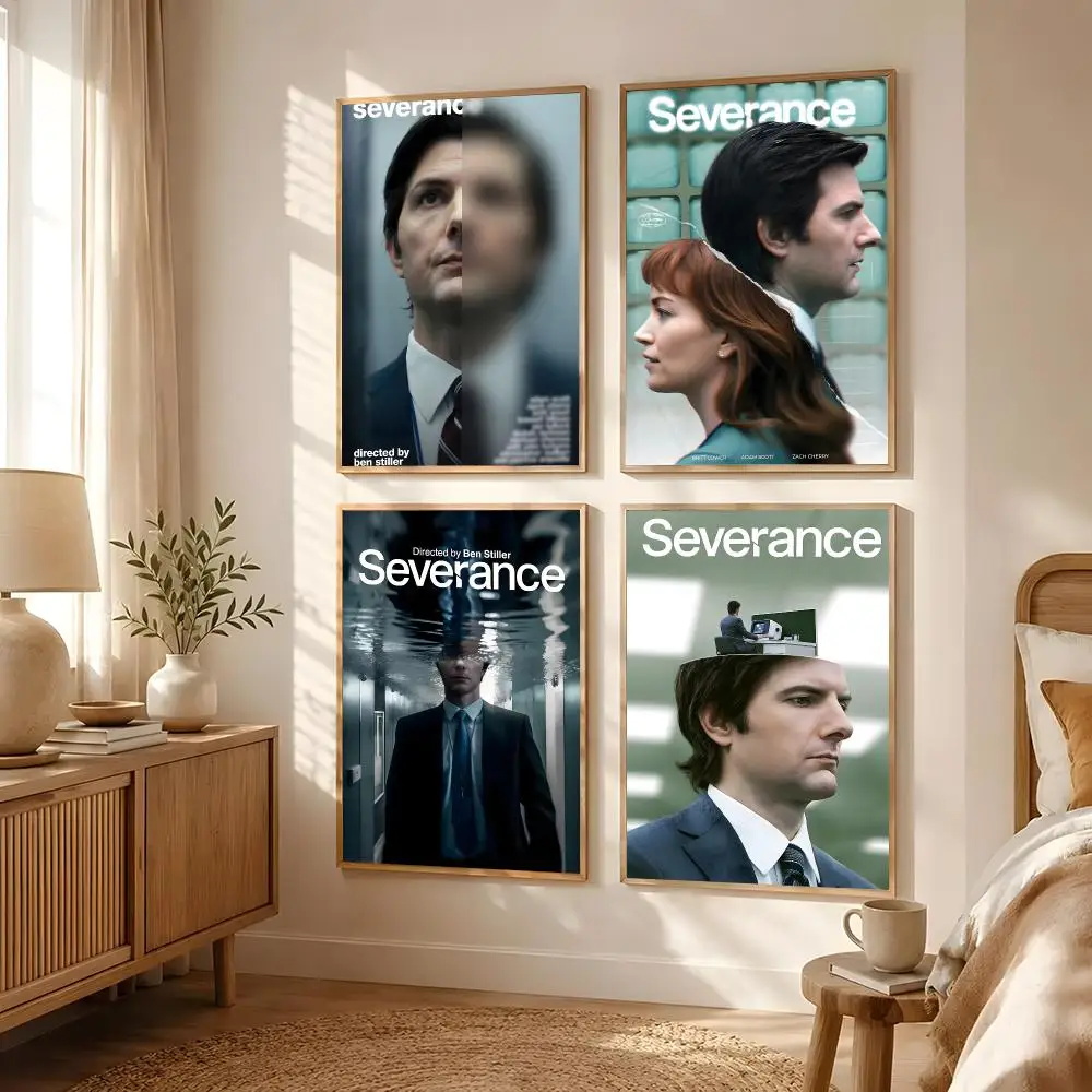 TV Series Severance Poster Poster All-match HD Waterproof Self-Adhesive Wall Art Sticker For Home Bedroom