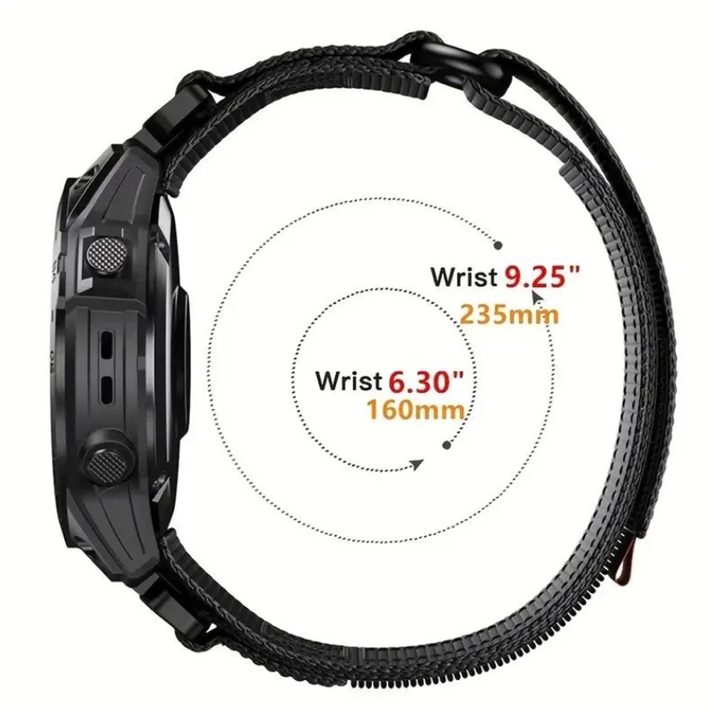 Loop Nylon Watchband For Garmin Fenix 6X 6 Pro 5X 5 Plus 7X 7 Strap Epix Pro 2 Tactix Delta Quickfit 26/22mm Bracelet Wristbands