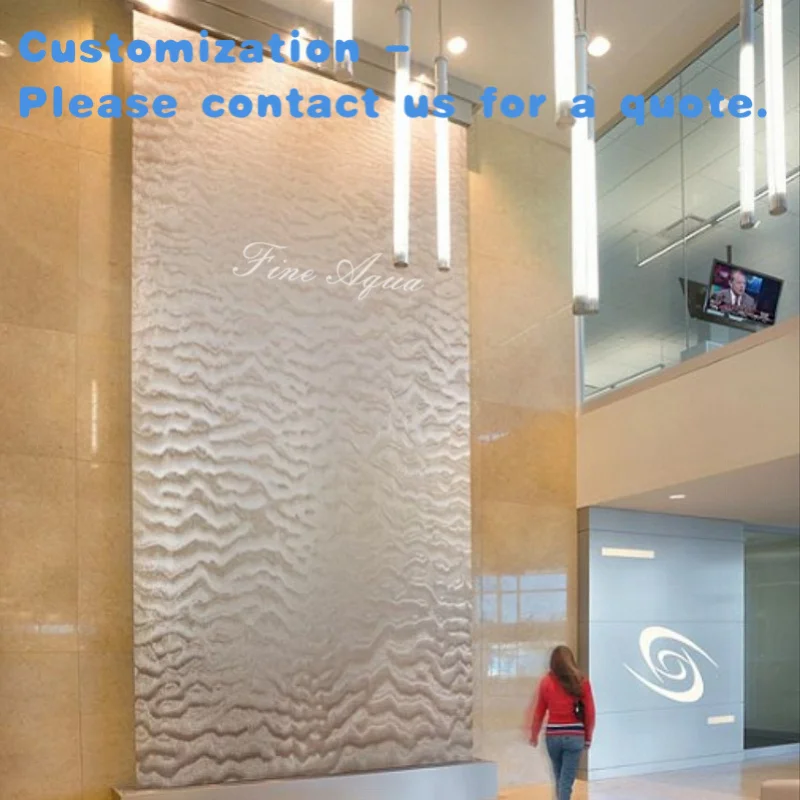 

custom.Modern Stainless Steel Mesh Waterfall Wall Decoration Movable Curtain Indoor Screens & Room Dividers