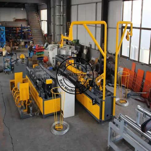 Customized Diamond Shape Wire Mesh Making Machines Chain Link Fencing Machine In India Diamond Mesh Wire Making Machines