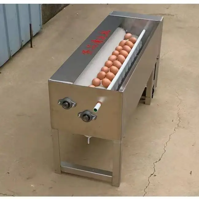 Egg Washing Machine New Automatic  Mud Egg Mahjong Egg Salted DuckStainless Steel  Washing Machine