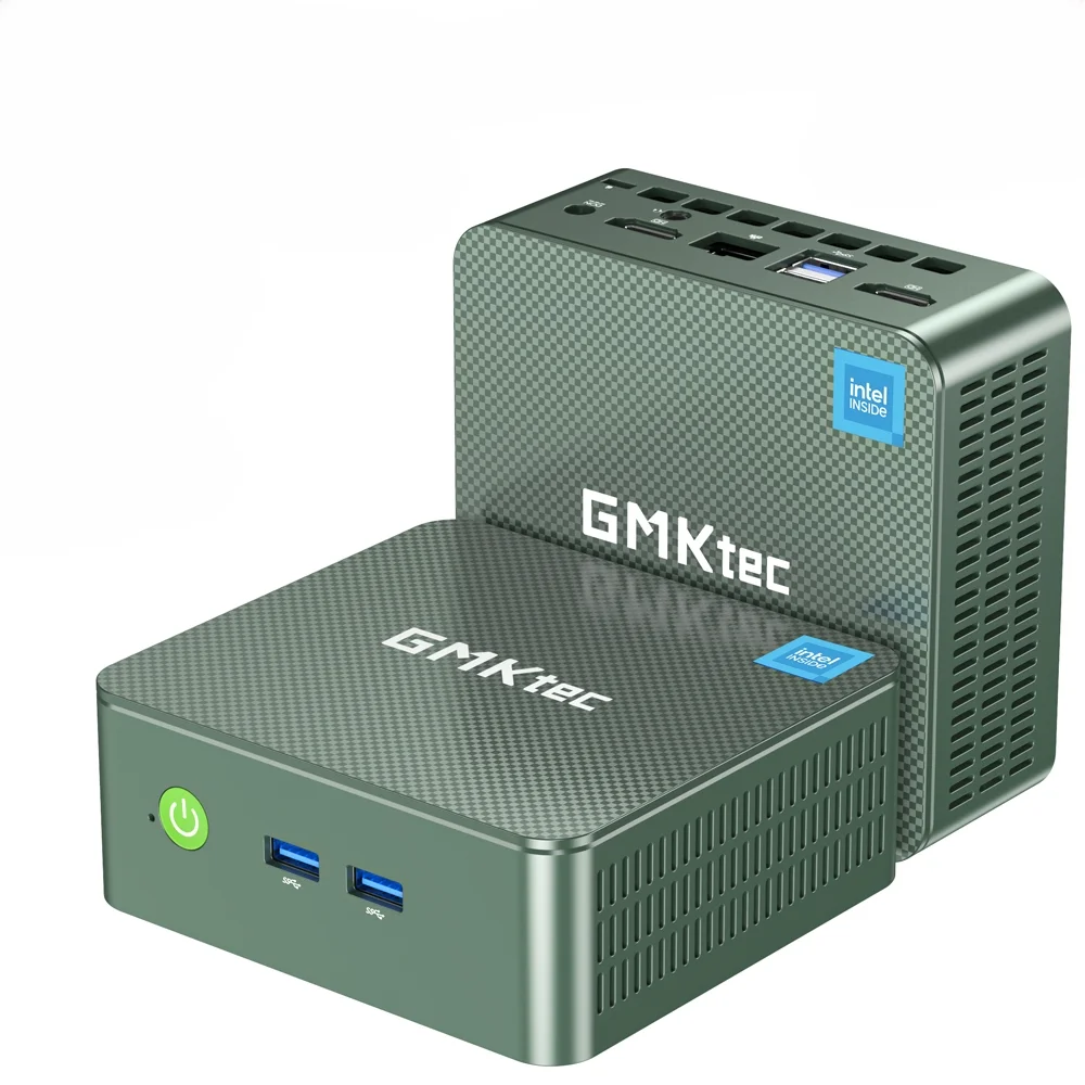 GMKtec G3 Mini PC Intel N100 Windows 11 Pro 16GB 512GB SSD WiFi6 BT5.2 2.5G LAN 4K Dual HDMI Desktop Computer Soft Router