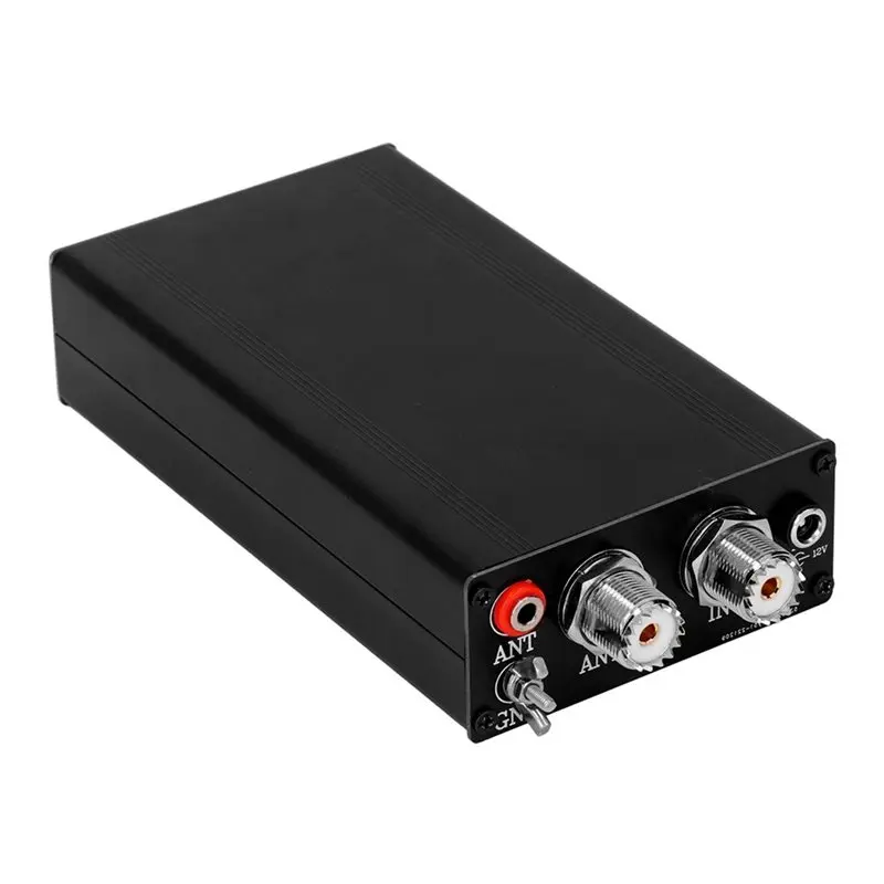 ABUO-2X ATU-130 1.8‑50Mhz 200W Micro-Shortwave Automatic Antenna Tuner 10‑15VDC Organic Light Emitting Diode Display