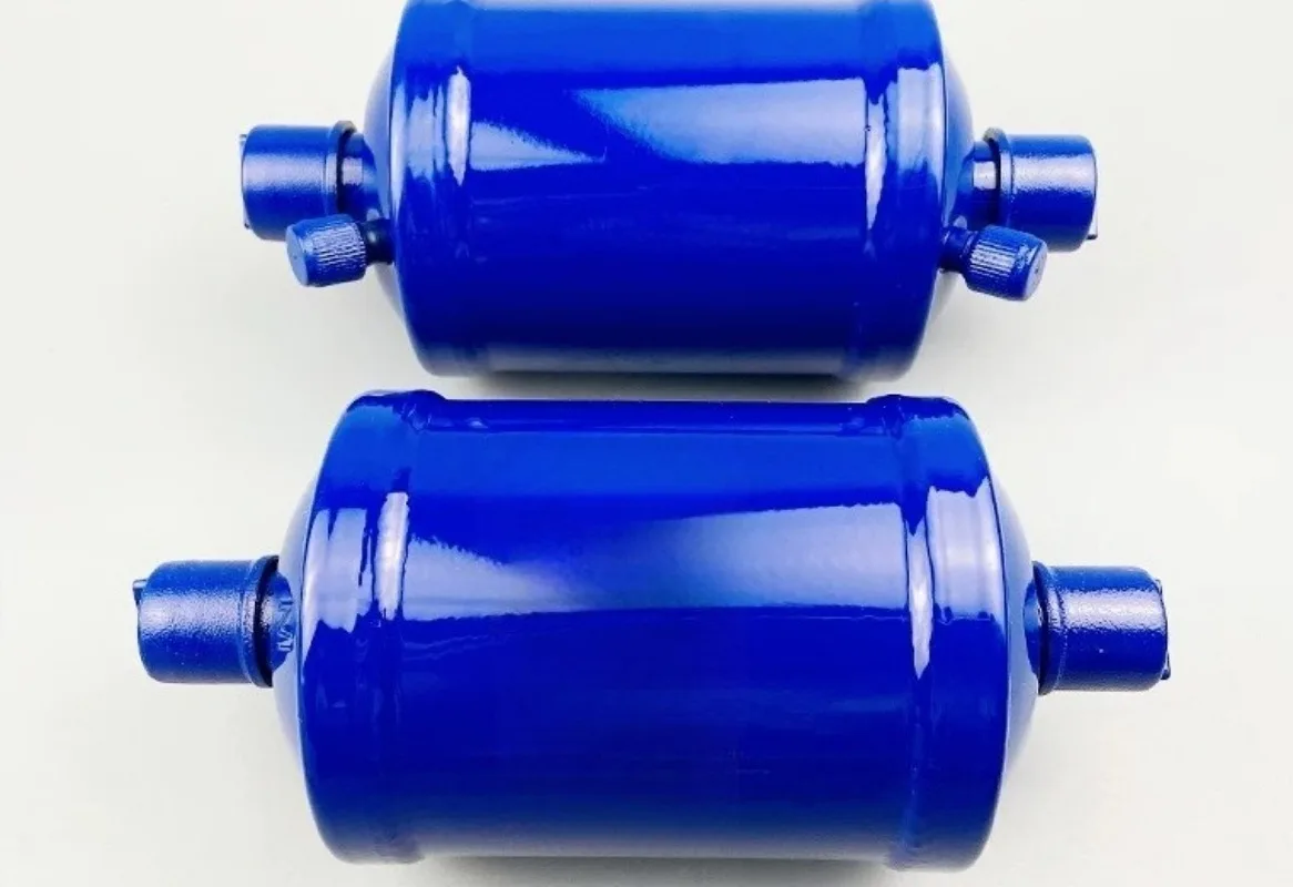 Central Air Suction Filter, 2811 Welded One‑Way Return Gas Filter for Hermetic Refrigeration Unit