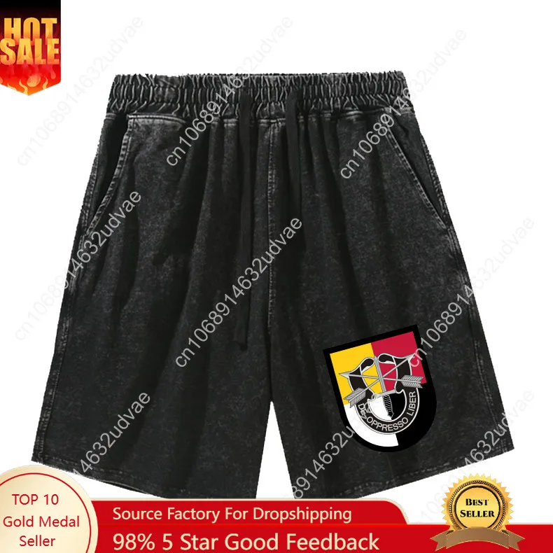 

US Special Forces 3rd Special Forces SFG Shorts Man Woman Teenager Retro Short Pants Cotton Shorts Pattern Customized Pant