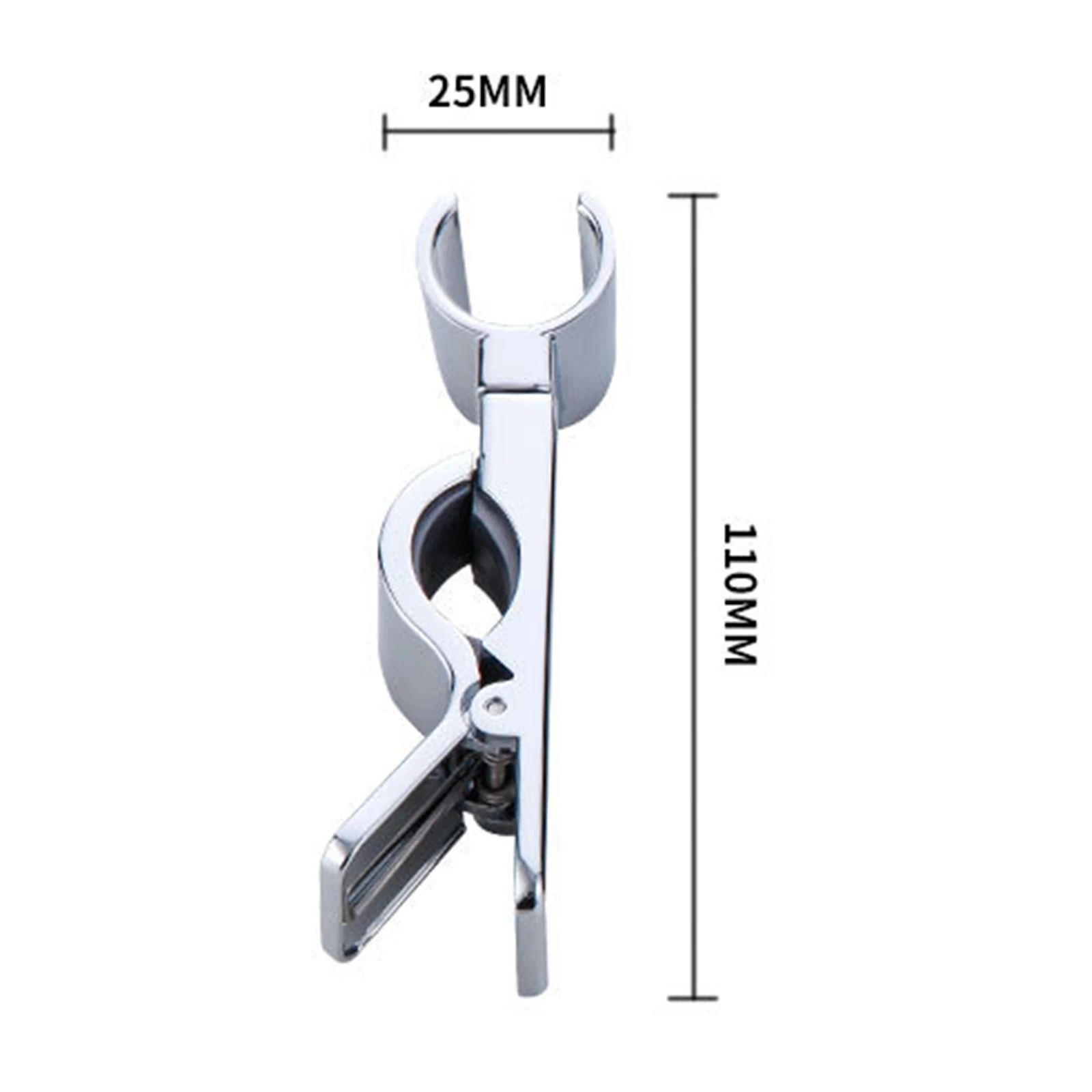 Soporte de cabezal de ducha Universal, Base de boquilla ajustable de aleación de Zinc, Clip fijo, accesorios de baño, 22-25mm