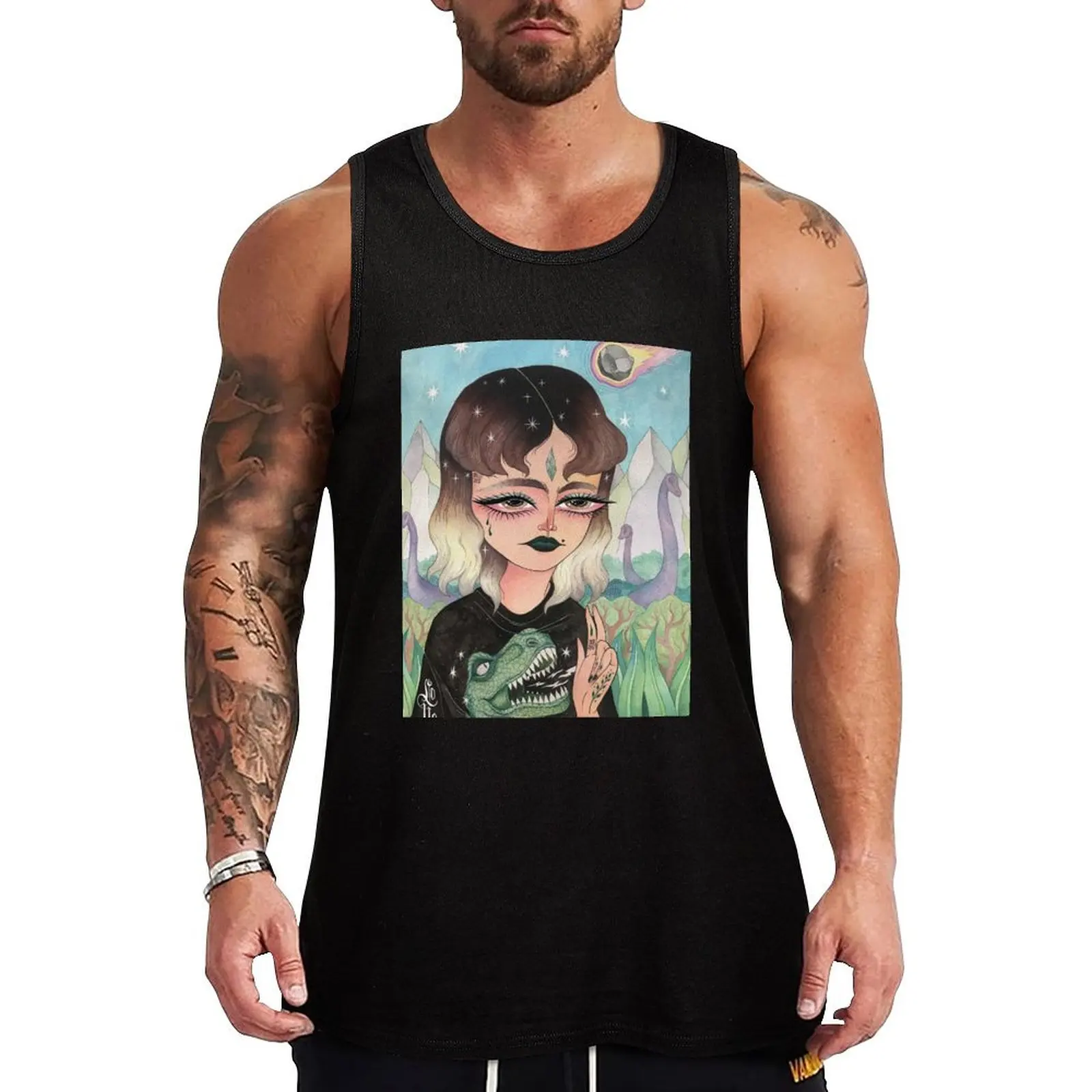 

Last Day on Earth Tank Top plain t-shirt gym accessories man Men's summer vest sports suits