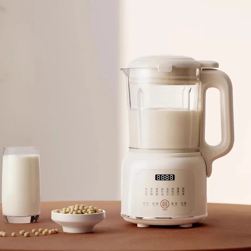 220V Soya-bean Milk Machine Home Automatic Small-scale Wall-broken Multifunctional Filter-free Cooking Soy Milk Maker