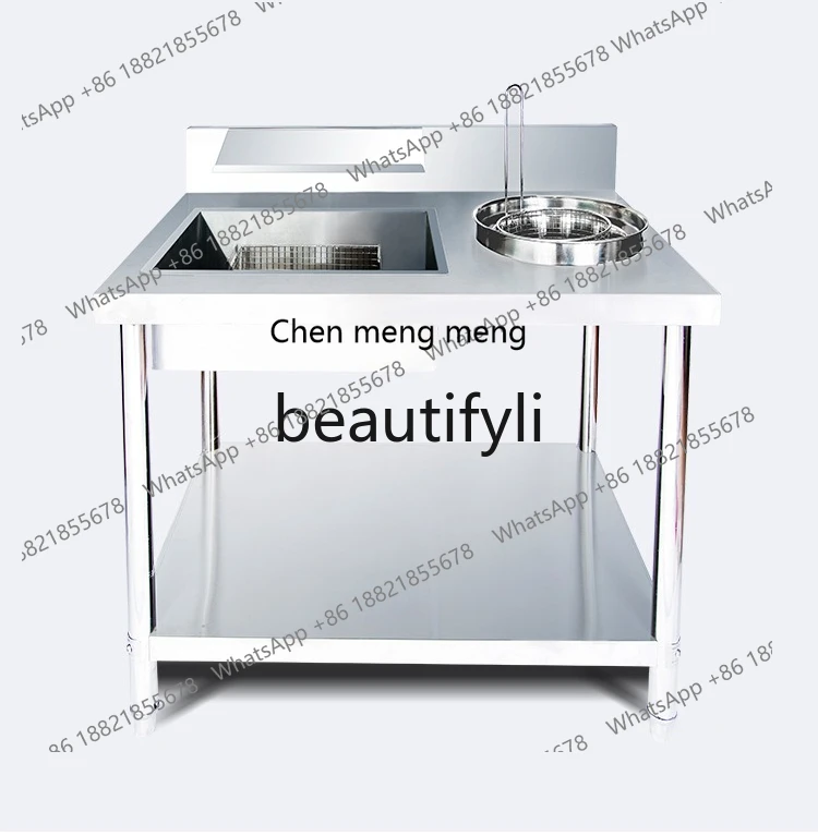 

Ручной стол для упаковки порошка из нержавеющей стали Z189, машина для упаковки порошка жареной курицы, гамбургский магазин, машина для упаковки лапши