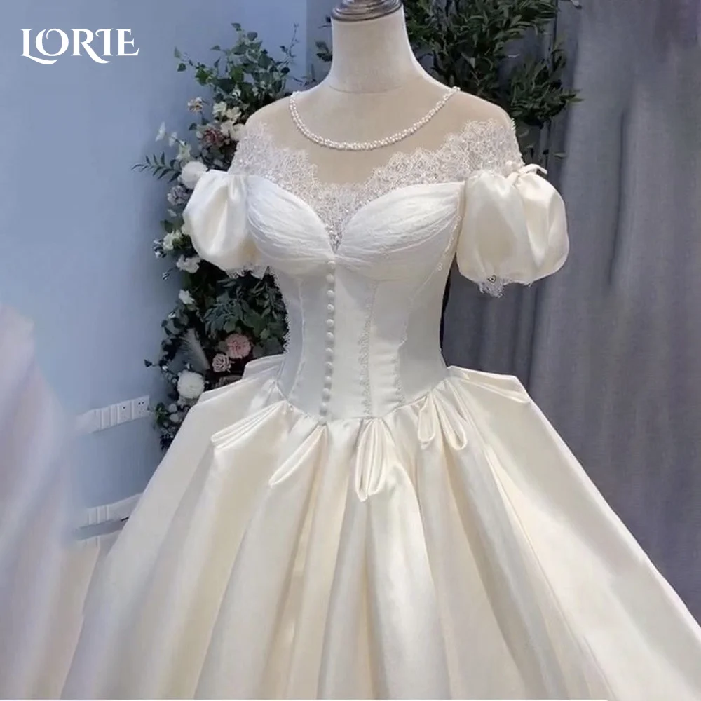 

LORIE Vintage Button Wedding Dress A-Line Strapless Ball Princess Bridal Gown V Corset Sweetheart Ball Bride Gown Customized2026