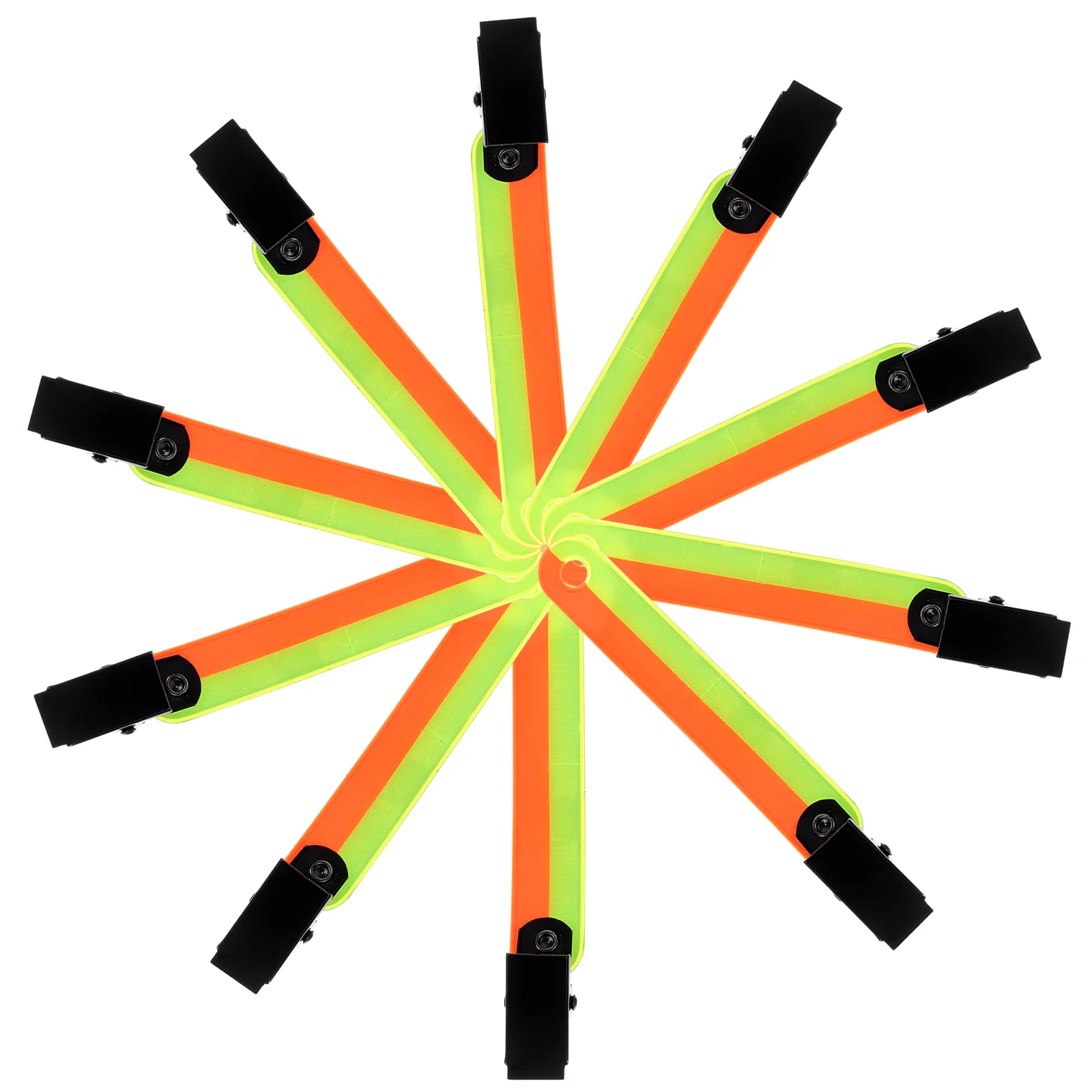 12 Pcs Archery Mark Clip Reflective Gear Hunting Accessories Convenient Trail Markers Camping and Large Clips Pvc Travel