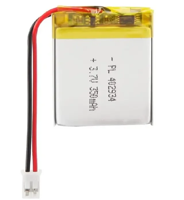 Baterai Lithium Polimer 402934 3.7V 350mAh Kapasitas Tinggi Penghangat Tangan Kunci Pintar Baterai Lithium Jalur Kedua
