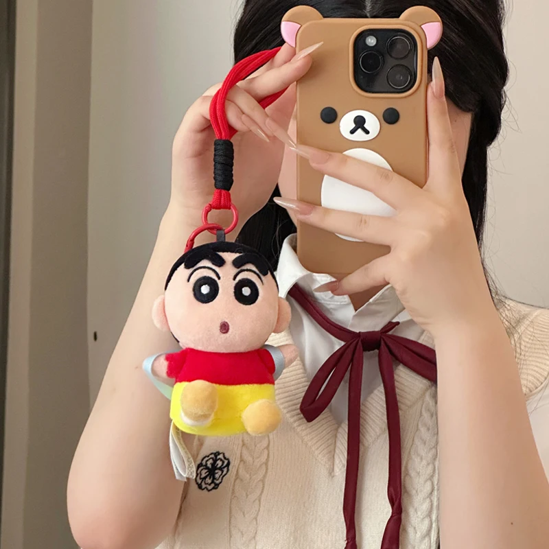 Originele Crayon Shin-chan Knuffels Leuke Gevulde Anime Shin Chan Draai in Waniyama Bee Turtle Pop Rugzak Hanger Geschenken