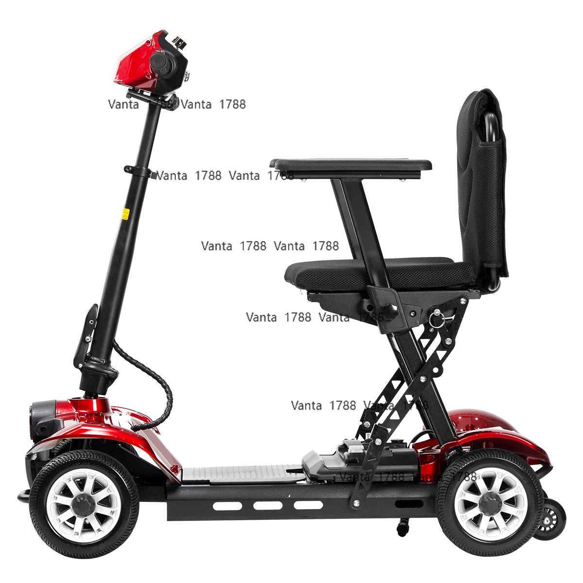 

Best Selling Lightweight Disabled Travel Mobility Scooter Folding Remote Control 4 Wheels Elderly Electric Scooter With Seat