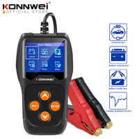 KONNWEI KW600 Car Battery Tester 12V 100 to 2000CCA 12 Volts Battery Tools for the Car Quick Cranking Charging Diagnostic