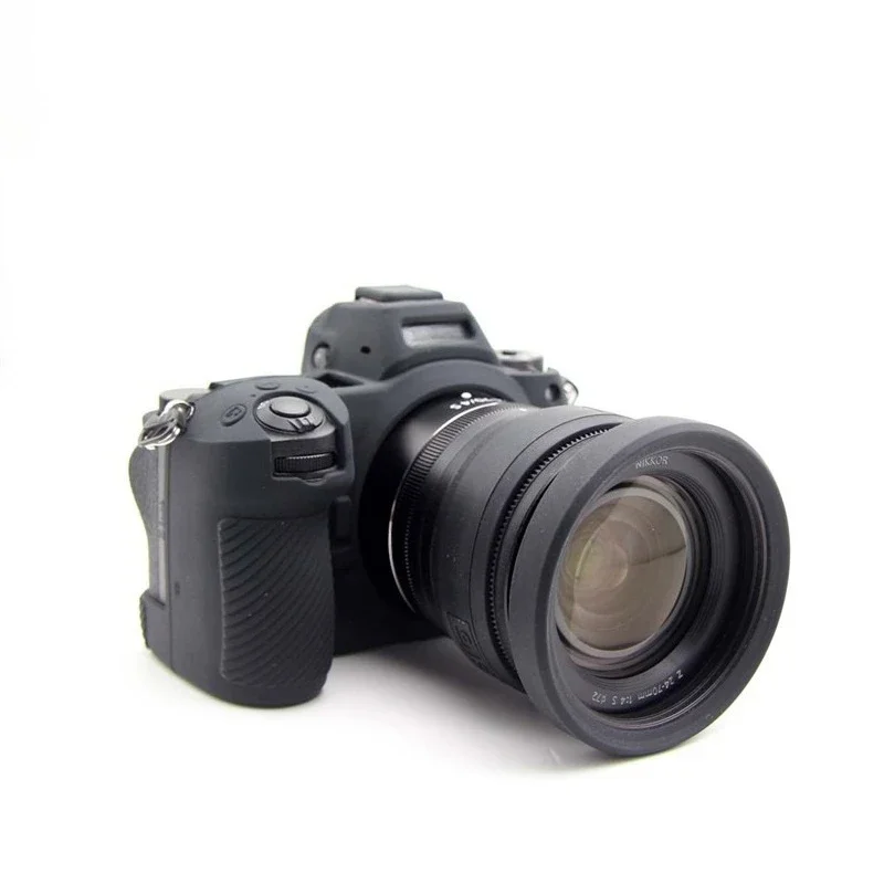For Nikon Z5/Z6II/Z7II, micro SLR silicone casing, soft rubber body cover and portable camera storage bag