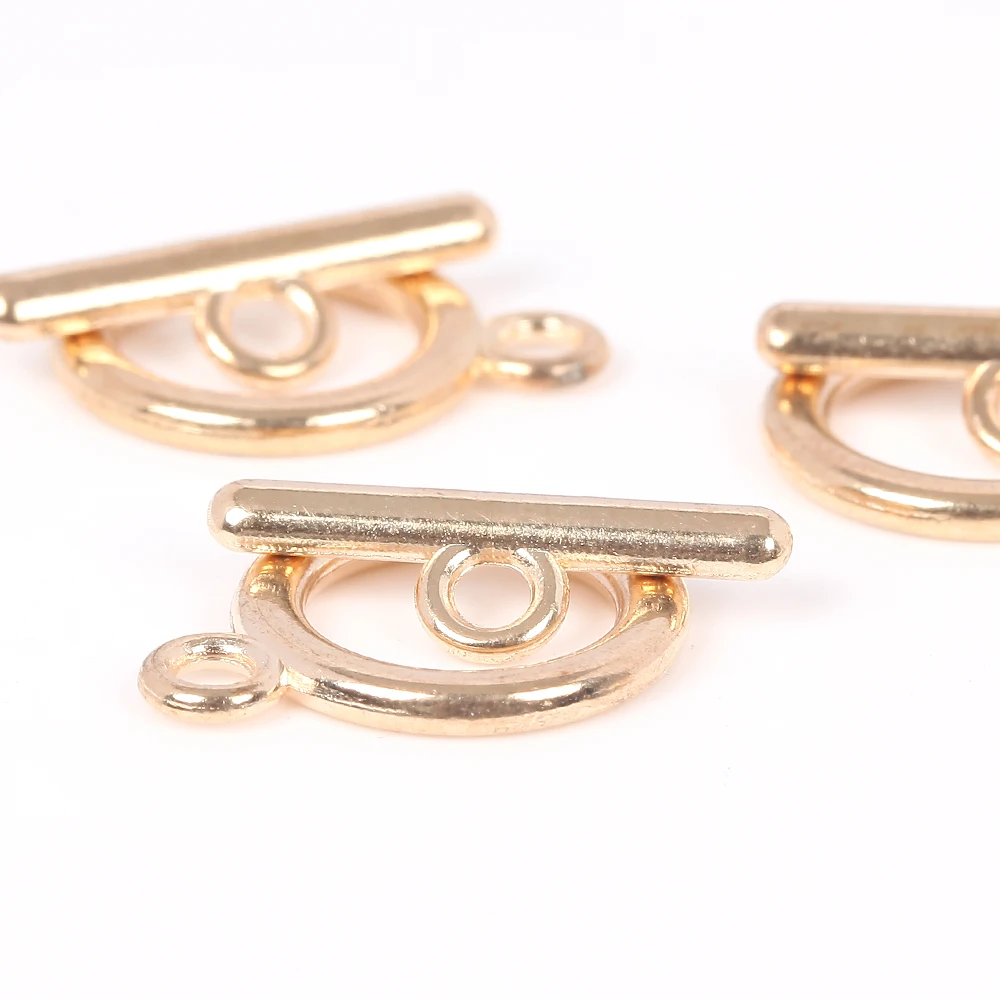 10 Pairs 14mm Stainless Steel OT Clasp For DIY Jewelry Making Necklaces Connectors Bracelets Hooks Crafts Accessories