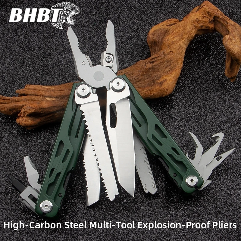 

BHBT НОВЫЙ многофункциональный инструмент из высокоуглеродистой стали, взрывозащищенные складные плоскогубцы, противоскользящие портативные уличные аварийные инструменты для ремонта, бытовые инструменты