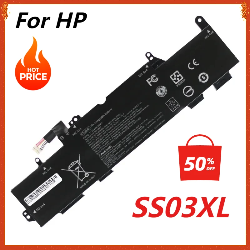 

SS03XL Laptop Battery for HP EliteBook 730 735 740 755 745 840 830 846 G5 ZBook 14u G5 HSN-I12C HSN-I13C-4 HSN-I13C-5 50Wh