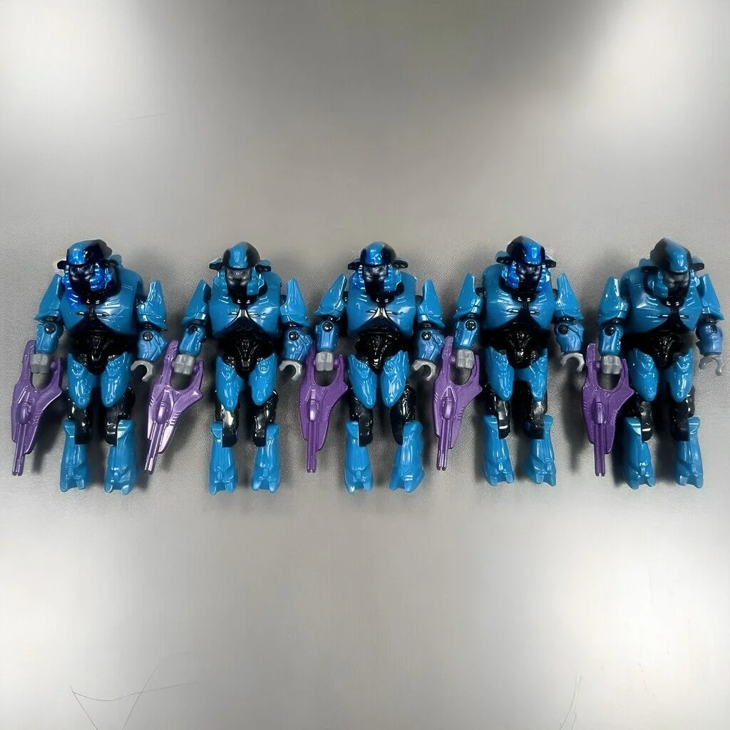 

5Pcs Mega Bloks Blue Covenant Combat Elite Series 5 Figure Pro Builder