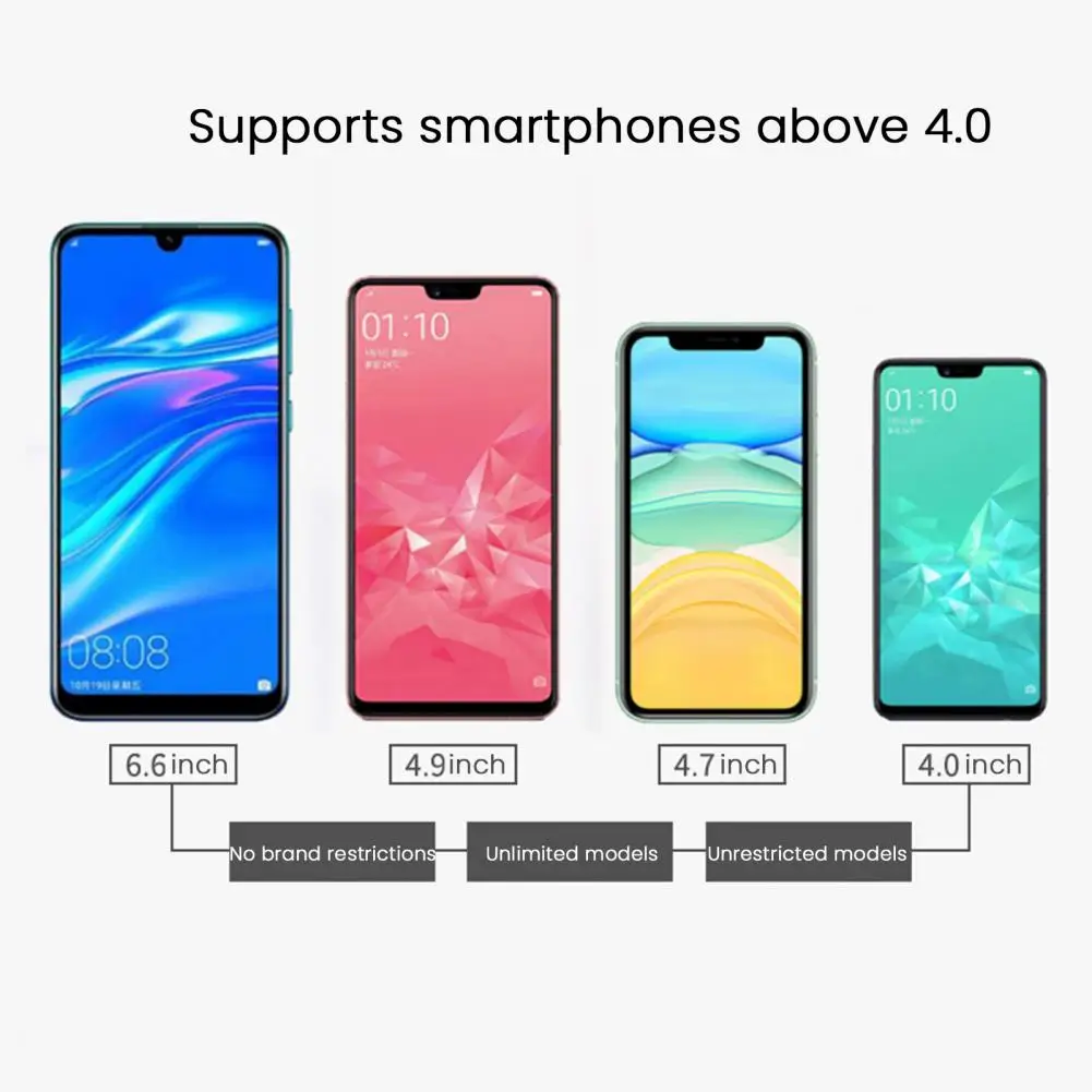Dudukan Ponsel Kaca Pembesar Pengalaman Visual Layar Melengkung untuk Perangkat Seluler Penampil Jarak Film Braket Anti Selip Portabel