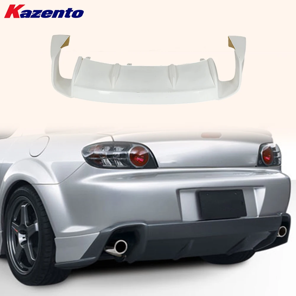 For Mazda RX-8 RX8 SE3P MS Style Fiberglass Rear Bumper Diffuser Lip Body Kits