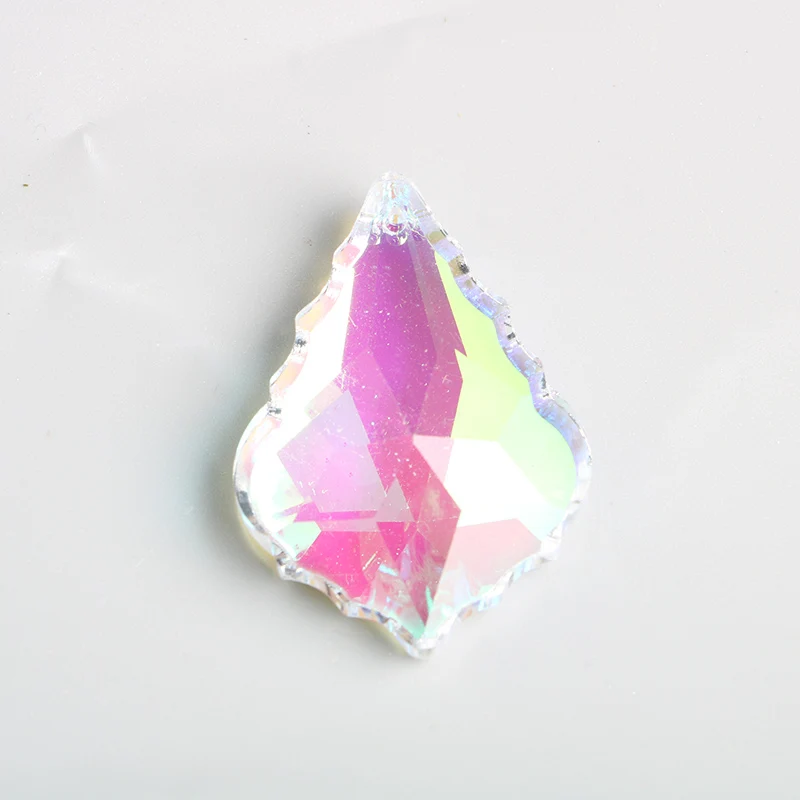 50mm AB Color Crystal Suncatcher Prism Hanging Chandelier Parts Rainbow Crystals Pendants Garland Home Wedding Decoration