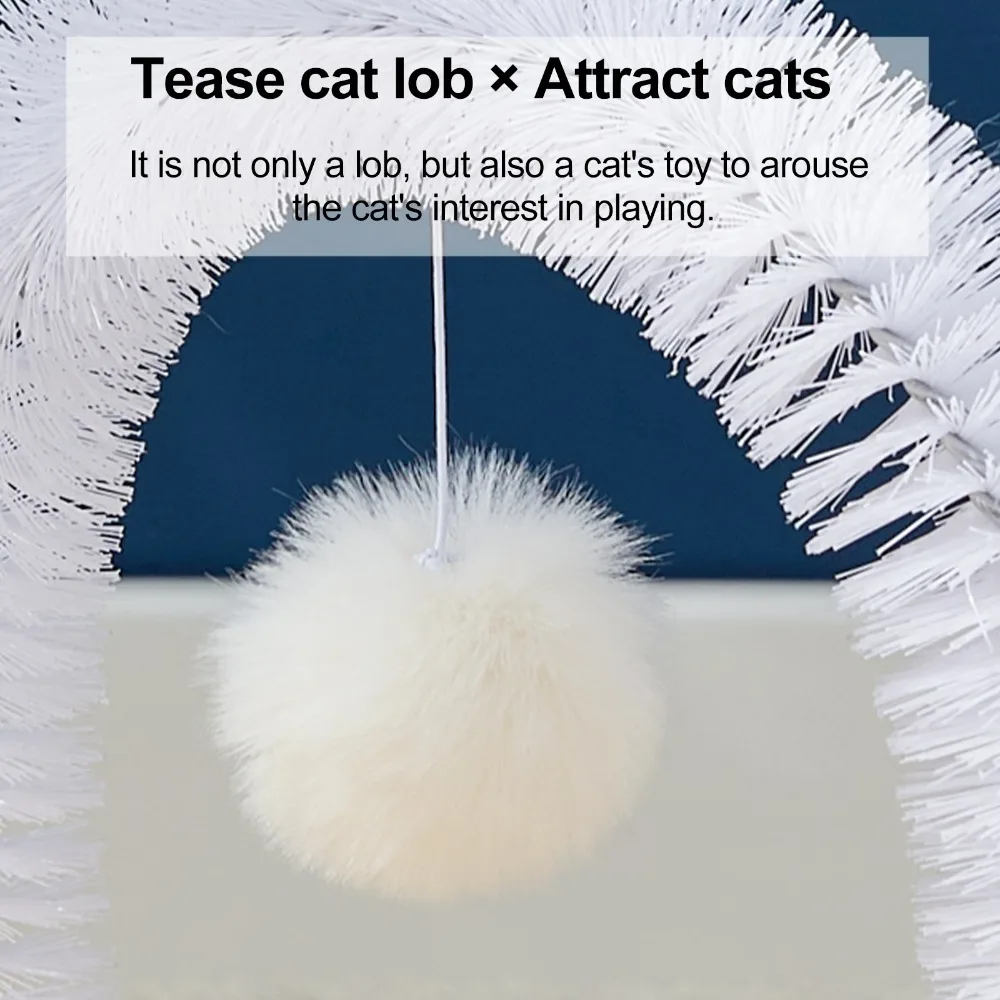 Durable Thick Structure Cat Toy Arch Shape Smooth Tines Pet Brush Sturdy Build Curved Frame Cat Arch Pet Body Massage