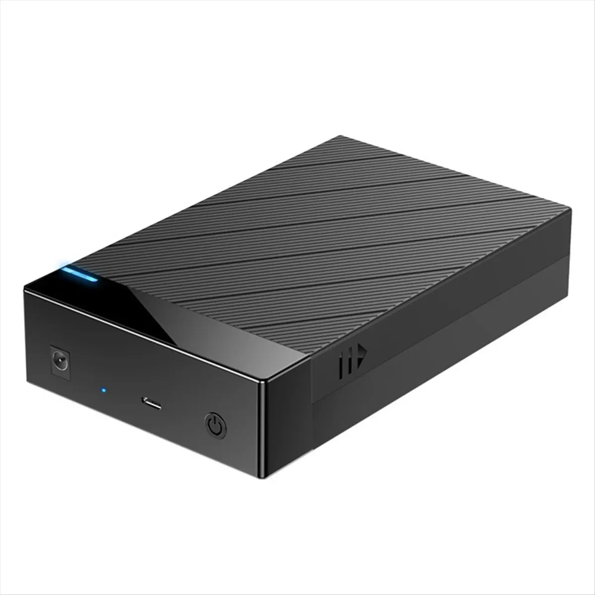 L77A 2.5/3.5 Inch HDD Case USB 3.0 External Hard Drive Box Tool-Free Install to USB Hard Drive for Laptop US Plug