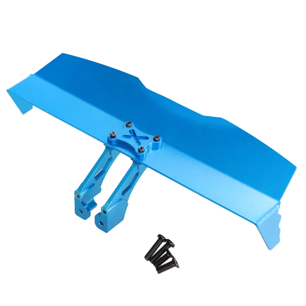 Aile arrière en métal améliorée pour Wltoys 124016 124017 124018 124019 144001 1/12 1/14 RC, pièces de rechange pour voitures, accessoires