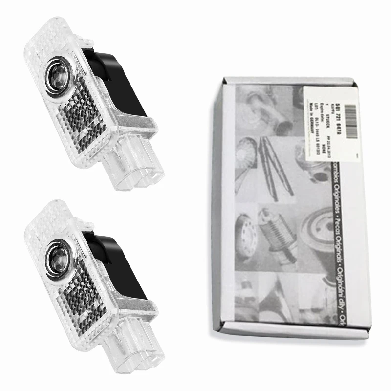 2PCS HD Led Car Door Welcome Light Laser Projector Courtesy Lamp for Audi SLine Quattro RS3 RS4 RS5 RS6 RS8 A3 A4 Q3 Q5 Q7 Q8 A6