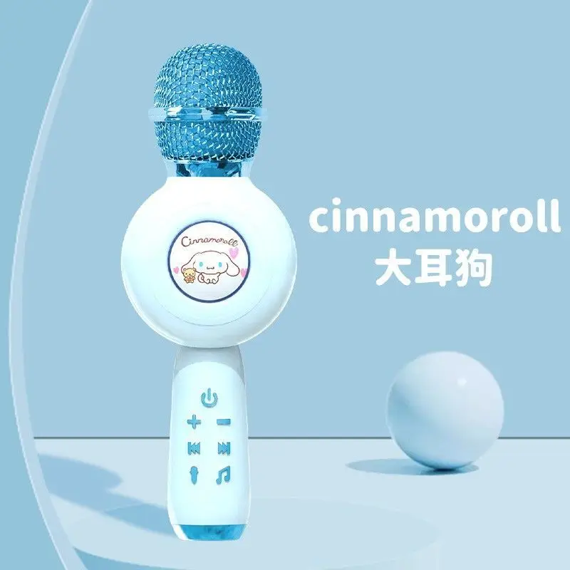 Sanrio Kuromi Singing Microphone Cute Cartoon Creative Wireless Bluetooth Speaker Educational Gift for Boys and Girls Birthday