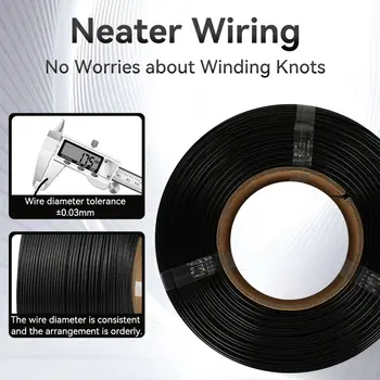 KINGROON 無線軸 PLA 線材 1.75mm 10KG (22LBS),3D 列印機材料 PLA 補充裝,適用於竹製或 DIY 可重複使用線軸,10 捲裝 10 最佳銷售 kingroon pla - №6