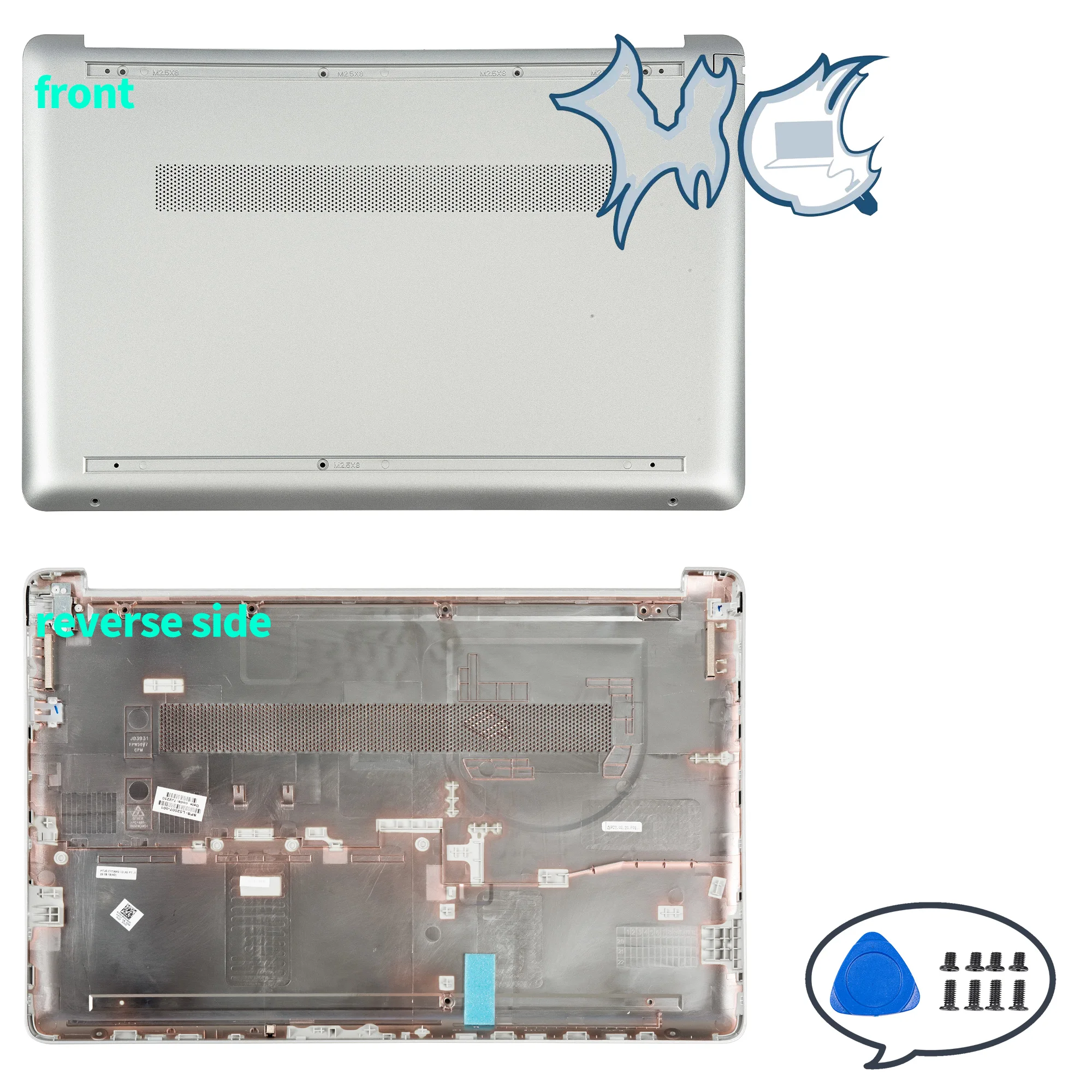 15-DW 15S-DU 15S-DY 250 G8 için dizüstü parçaları TPN-C139 LCD arka kapak ön çerçeve klavye alt menteşeler Hingcover değiştirin