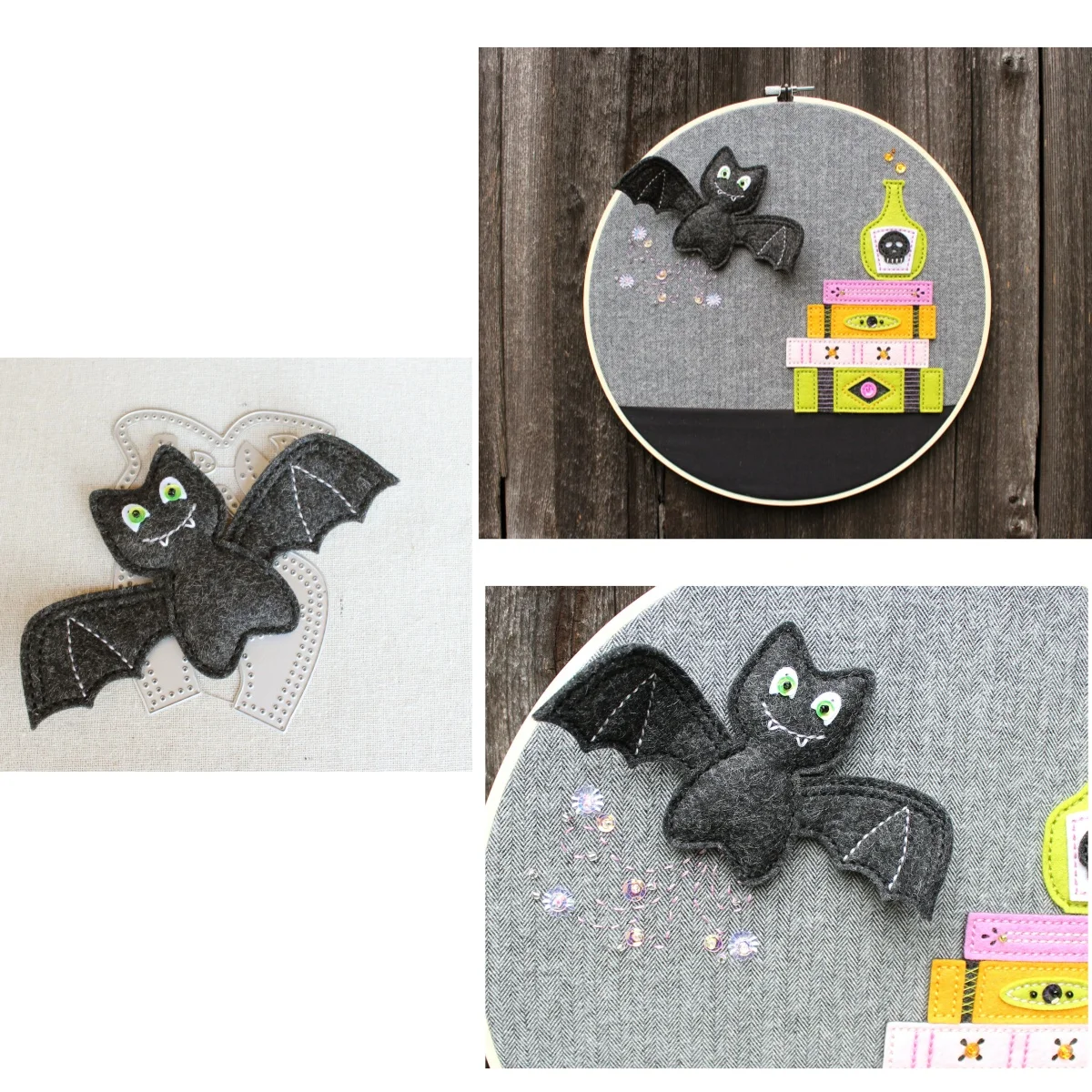 Felt Die Halloween 2026 Bat Witchy Boo Eight Pointed Star Metal Cutting Dies for DIY Making Gift Paper Card Scrapbook Autumn