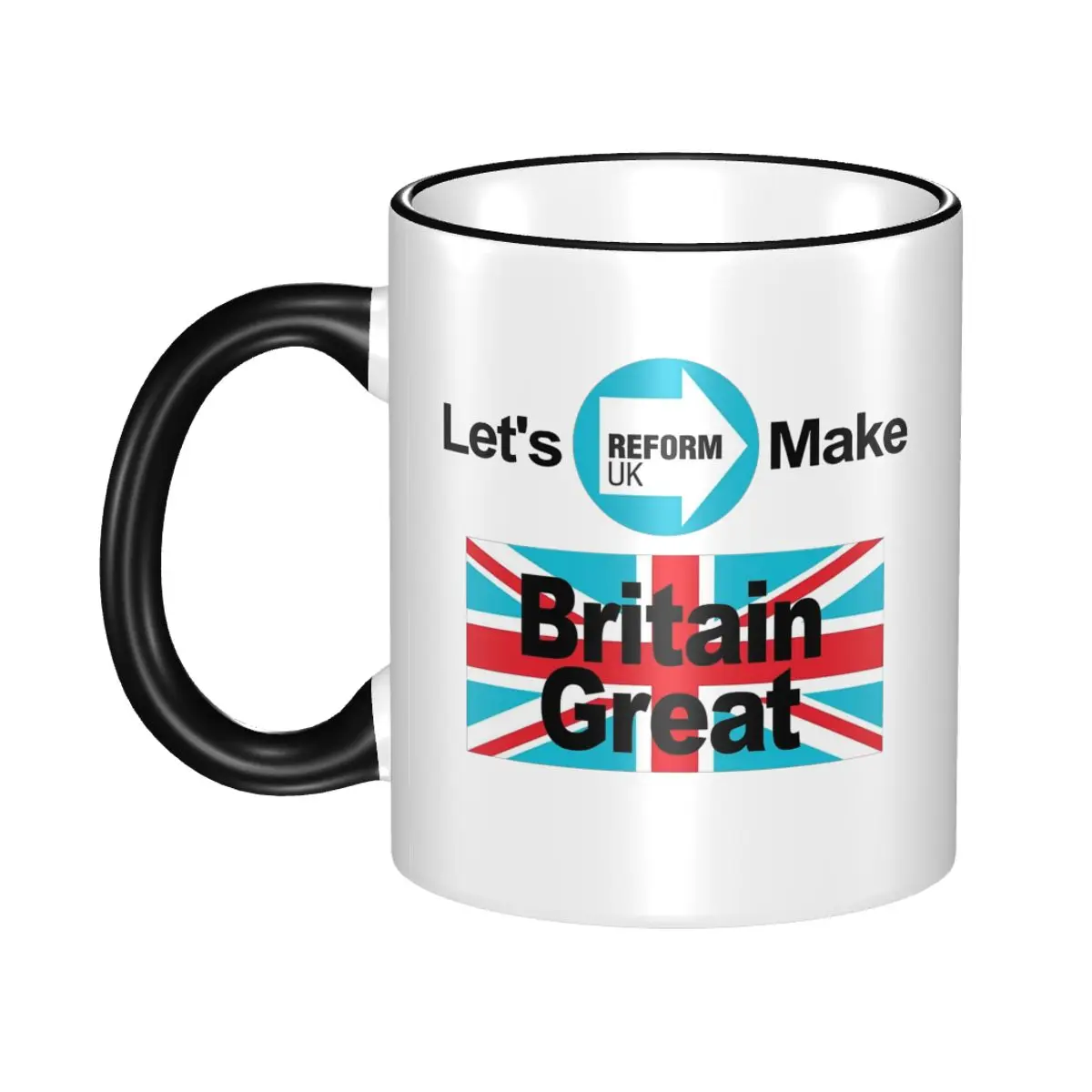 

Lets Make Britain Great Mugs Fun Reform UK Tea Cup Healing Gifts For Women Men
