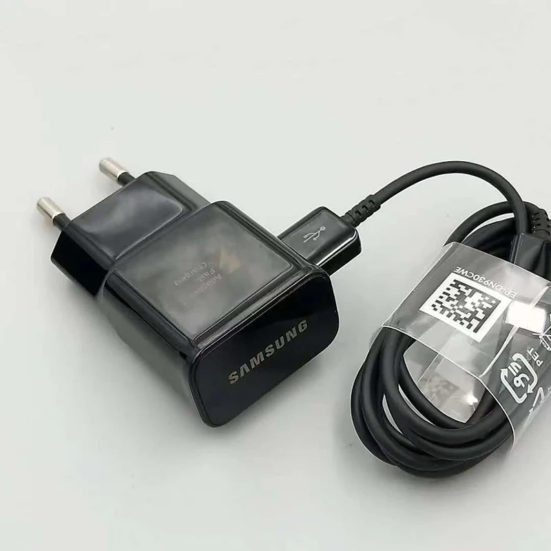 Original Samsung Fast Charger 9V1.67A Charge Adapter Type C Cable For Galaxy S10 S9 S8 Plus Note 8 9 A30 A40 A50 A70 S A21S M31S - náhled 3