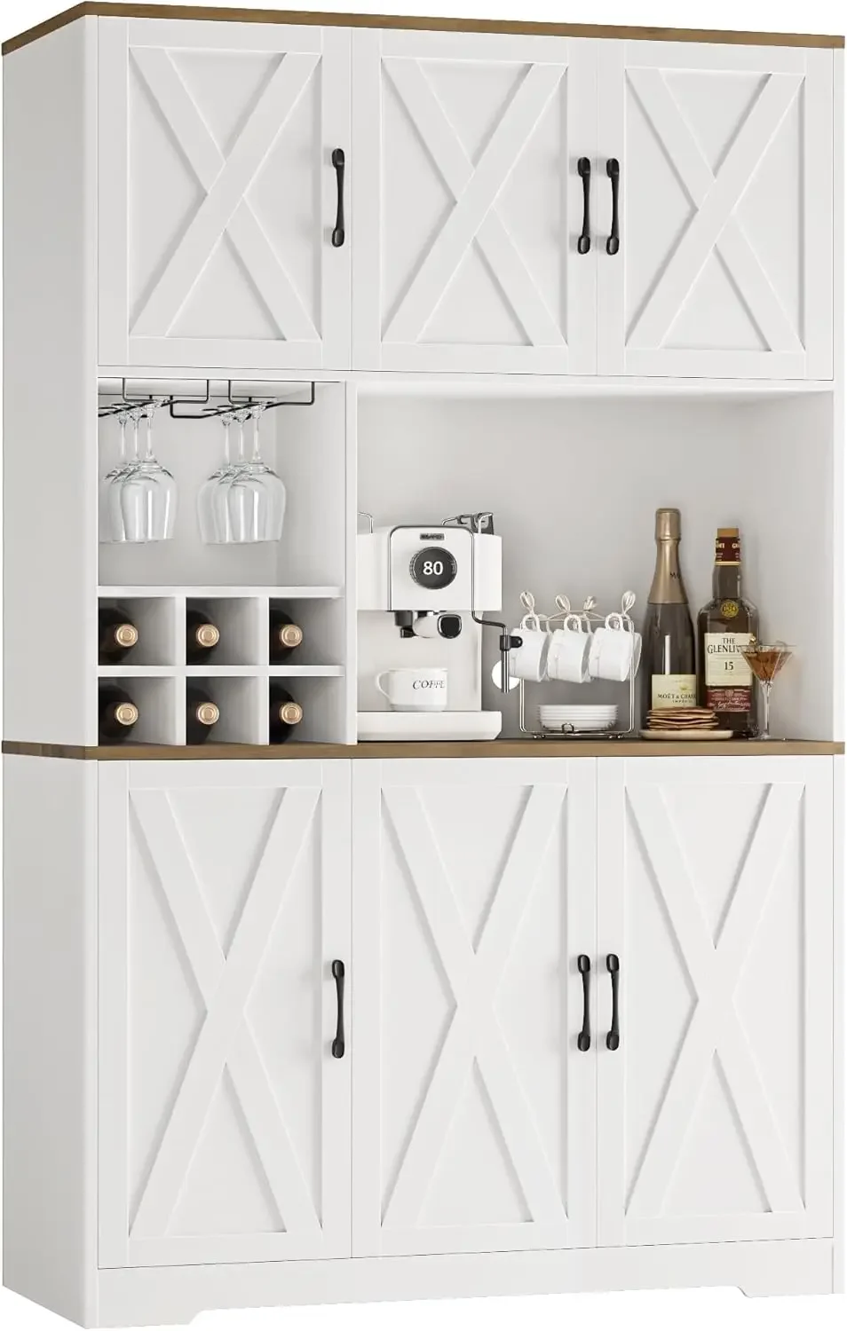 Kitchen Pantry Storage Cabinet, 71