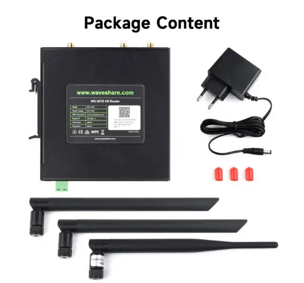 راوتر صناعي 4G LTE، دعم بروتوكولات VPN متعددة، منافذ إيثرنت 3 قنوات، إنترنت WIFI عالي السرعة، رقائق Qualcomm المزدوجة