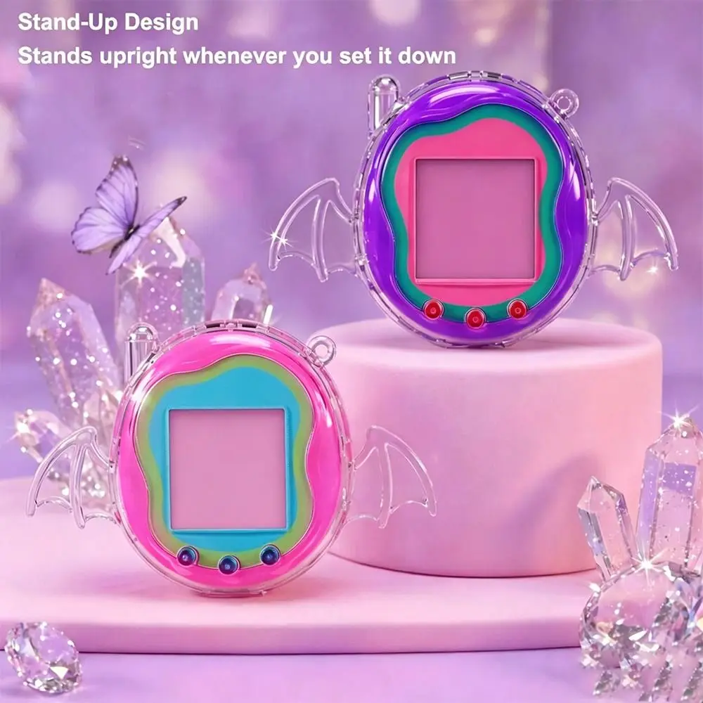 Clear Design Protective Case Anti Scratch Smooth Edges Protective Cover PC Full Body Protection for Tamagotchi Uni