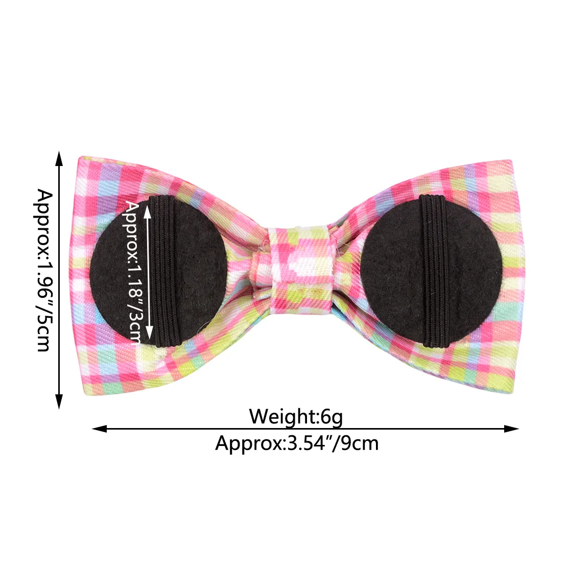 50/100pcs Spring Plaid Style Dog Bowtie Removable Dog Bows Dog Collar Accessories Pets Grooming Accessories Dog Supplies